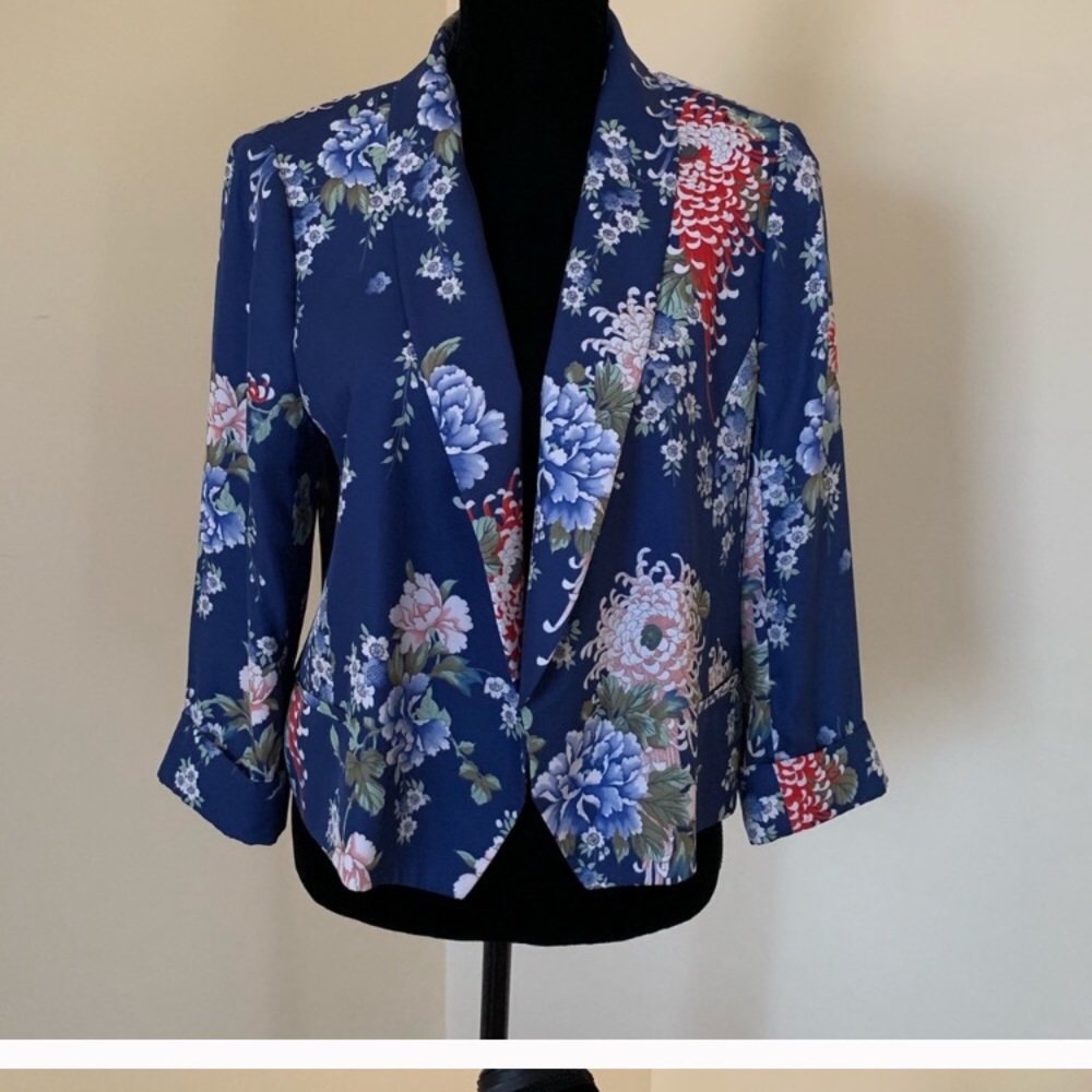 Zara Floral Blazer